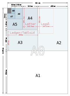 Formato A6 tutte le dimensioni Dimensioni della Carta Formato a6